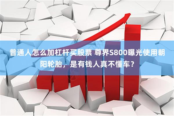 普通人怎么加杠杆买股票 尊界S800曝光使用朝阳轮胎，是有钱人真不懂车？